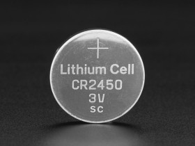 Adafruit CR2450 Lithium Coin Cell Battery