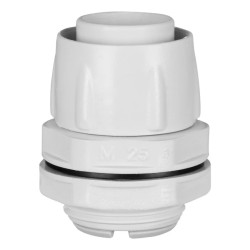 Dławik do rury elastycznej szary GUS fi: 20mm IP65