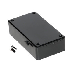 1591BSBK Hammond Multipurpose Black GPABS Enclosure 112 x 62 x 31mm