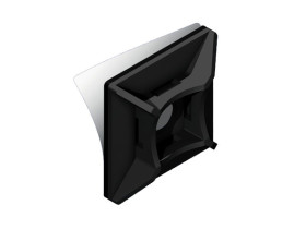 Uchwyt pod trytytkę samoprzylepny podstawka PMS-19-19-UV-100 do opasek zaciskowych 2,4 - 3,2mm (100szt.) czarna 25.299 ELEKTRO-P