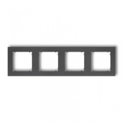 MINI Ramka poczwórna grafitowa 11MR-4