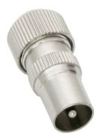 WAM-K Wtyk antenowy prosty metalowy na kabel