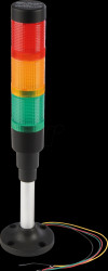 Signalling column, red/yellow/green, LED, 230 V AC