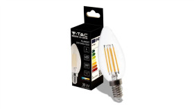 Żarówka Led Filament 4W E14 C35 4000K 400Lm 300St. 214413