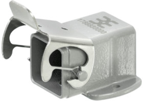 Surface mount housing, size A40, die-cast aluminum, M20, angled, cross bow locking, IP65, 1788830000