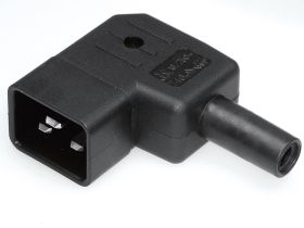 Złącze męskie IEC Martin Kaiser C20 złącze męskie kątowe Łączna ilość styków: 2 + PE 16 A czarny 746/sw/C 1 szt.