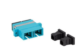 MIRSAN Adapter OM3 multimodowy SC duplex (turkusowy)
