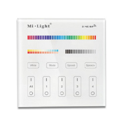 Panel LED RGB/CCT 4-stref Pilot B4 naścienny na baterie Mi-Light