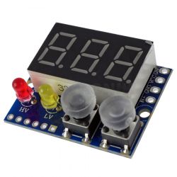 Woltomierz cyfowy 0-100V dc z sygnalizają HV/LV