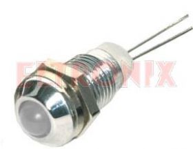 KONTROLKA LED F3G ZIELONA 12VDC OBUDOWA METALOWA WYPUKŁA