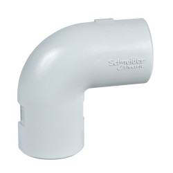 Łącznik do kanałów kablowych Schneider Electric 25mm Kolanko 90° PVC IP40 Szary