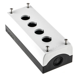 Obudowa kasety sterowniczej Eaton 4-otworowa Ø 22mm Szary IP69K RMQ Titan M22