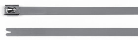 Cable tie, stainless steel, (L x W) 362 x 16 mm, bundle-Ø 12 to 102 mm, metal, -80 to 538 °C, 111-01301