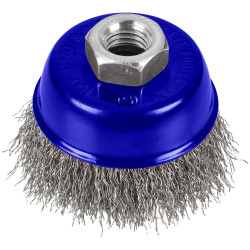 BlueSpot Tools 19219 Steel Wire Cup Brush 65mm M14 X 2