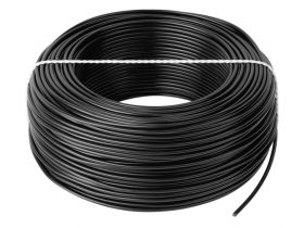 Przewód LgY 1x0,5 H05V-K czarny 100m