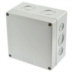 Puszka instalacyjna KSK 125 natynkowa 126x126x76mm bezhalogenowa hermetyczna IP66 szara