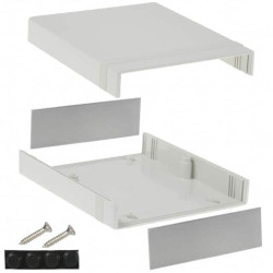 Obudowa urządzeń elektronicznych ABS wysokość zew: 52 mm szerokość zew: 104 mm długość zew: 180 mm 180 x 104 x 52mm