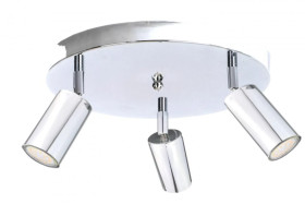 Spot nowoczesny 3x GU10 EYE SILVER