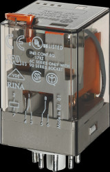 60.12.8.024.5040 Industrial relay, 2x CO, 250 V/10 A, 24 V AC