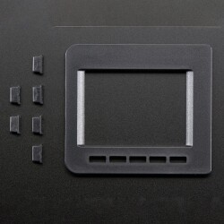 Faceplate and Buttons Pack for 2.4" PiTFT HAT - Raspberry Pi A
