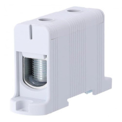 Blok rozdzielczy ‑ odgałęźny 1 ‑ polowy 35-150mm2 szary montaż płaski FJ-E150 85826