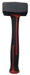 Młotek brukarski, 1.5kg, Stal węglowa, Włókno szklane