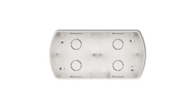 Trend Puszka Montażowa Pozioma Podwójna Srebrny 5Pth-2