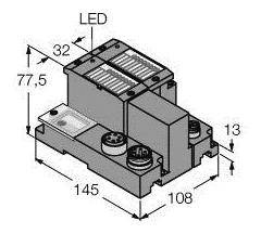 Akcesorium Turck TI-BL67-DN-S-2 1545114 1 szt.