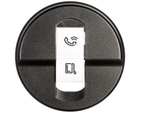 CELIANE Plakietka do gniazd pojedynczych RJ45 grafit 067951