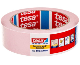 Taśma malarska precyzyjna do delikatnych powierzchni 50m 30mm różowa 04333-00019-03