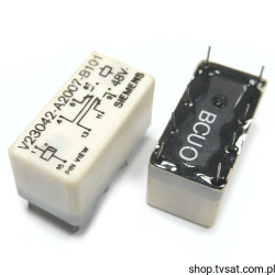V23042-A2007-B201 Relay 48VDC 2A Coil 6 kOhm THT SIEMENS
