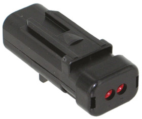 Złącze samochodowe 2-pinowe TE Connectivity -rzędowe Żeński 13A AMPSEAL 16 Montaż na kablu Połączenie zagniatane Złącze