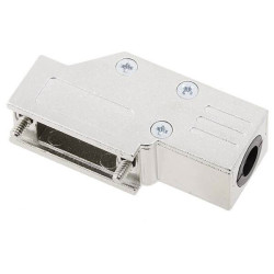 Encitech 6560-0501-01 D-Sub Housing 9 Pins metal 90&#xB0; silver