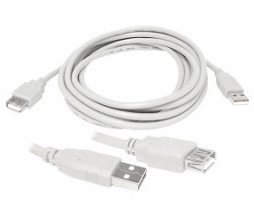 Kabel komputerowy USB wtyk A - wtyk A 5m