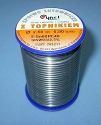Sn60Pb40 SW-26 Q 2,50 500g CYNEL