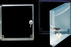 446-120-04 Full view door, lockable, 192 x 144 mm