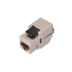 Moduł keystone 10G RJ-45 STP kat.6a, samozaciskowy (SXKJ-10G-STP-BK-SA)
