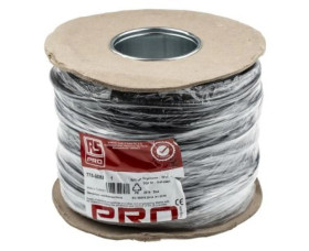 Sieciowy kabel zasilający 2 Core Polichlorek winylu PVC Sheath Czarny 6.05mm od , 300 V, 500 V