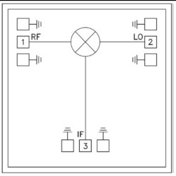 MMIC Mixer, 6-18 GHz Die