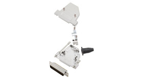 Osłona 25-pinowe D Sub Hoods do Dla kabla Encitech Connectors