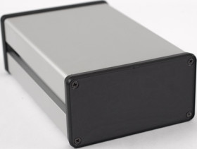 Aluminum enclosure, (L x W x H) 120 x 103 x 53 mm, natural, IP54, 1455NC1602