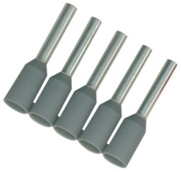 Insulated wire end ferrule, 0.5 mm², 14 mm/8 mm long, DIN 46228-4, white, 470108.00050