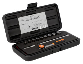 Zestaw nasadek z gniazdem czworokątnym rozmiar napędu 1/4 cala elementy: Bahco