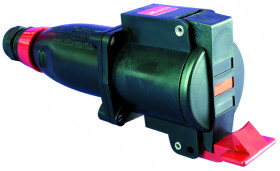 Złącze przemysłowe - zasilające 16A Gniazdo 20–25 V AC, 50 / 60 Hz 2P + E Żeński Emerson Appleton Niebieski Montaż na