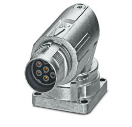 Złącze wielostykowe przemysłowe 7-pinowe M17 Montaż przedni Gniazdo Phoenix Contact