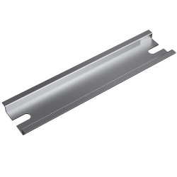 Szyna DIN szerokość 35mm długość 293mm wysokość 8mm Perforowana Rose