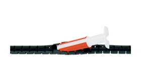 Wąż osłonowy polipropylenowy /zjadacz kabli/ SHR-25-PPB czarny 61830330 /20m/