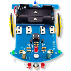 Robot Line Follower Zestaw DIY do Lutowania Nauki Elektroniki + Instrukcja