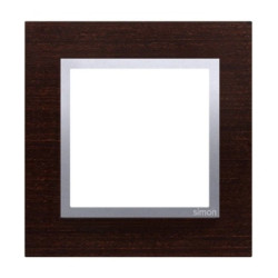 Simon 54 Nature Ramka pojedyncza drewno SREBRNE WENGE DRN1/84
