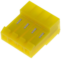 Złącze IDC kablowe 90°, 7A, 4-pinowe, raster: 3.96mm, seria: MTA-156, TE Connectivity